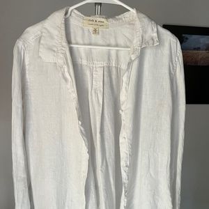 Cloth & Stone - white linen button down